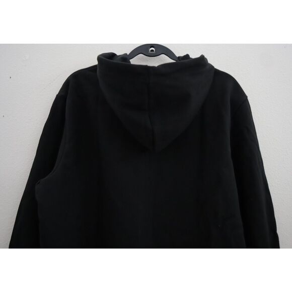 Lacoste Men's Sz XL Black Classic Fit Crocodile Logo Full Zip Hoodie Jacket - Picture 4 of 13